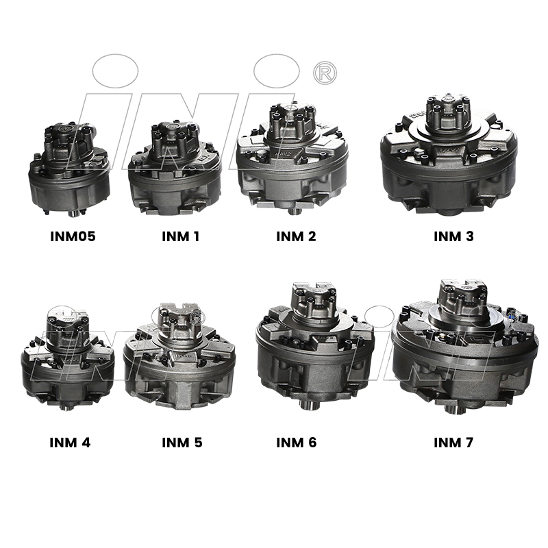 Motor Hidraulik Piston Radial Seri INM (Motor seri GM Italia yang Dapat Diganti)